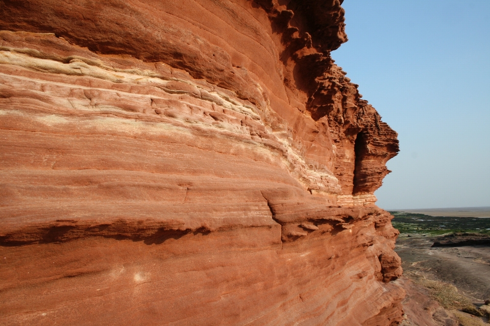 Rock sandstein
 formation cliff