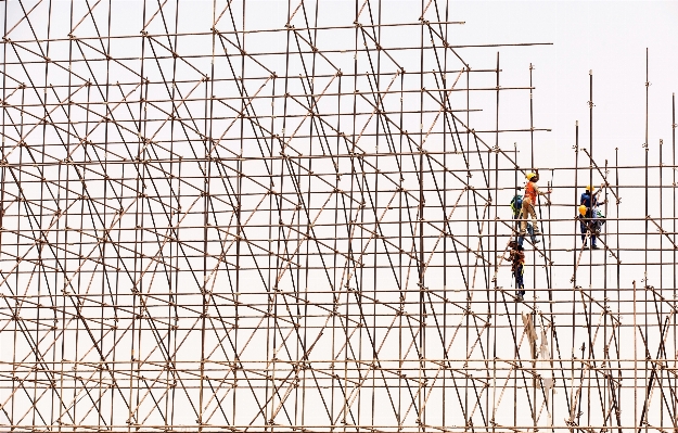 Fence structure construction pattern Photo