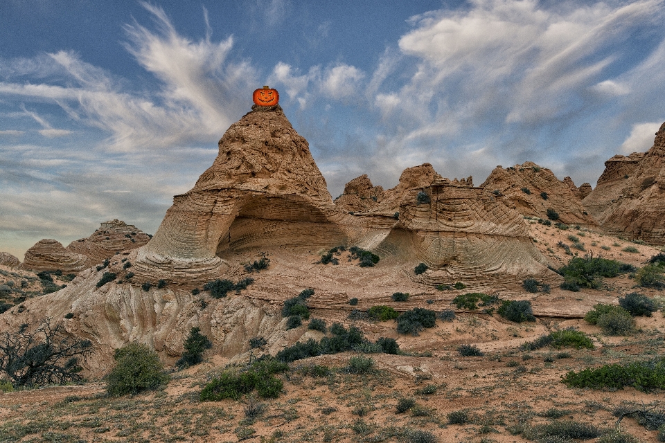 Landscape sand rock wilderness