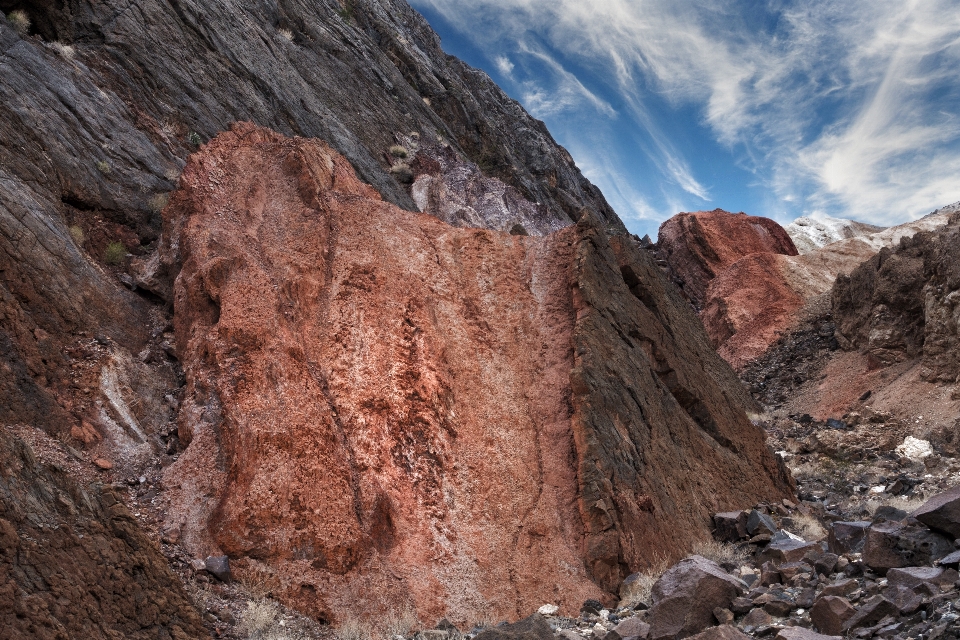 Rock 山 形成 崖