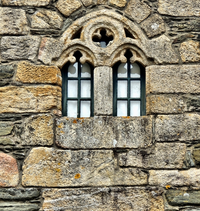 Rock fenster gebäude wand