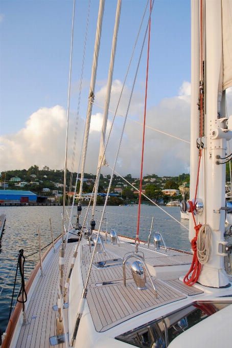 Sea water dock deck