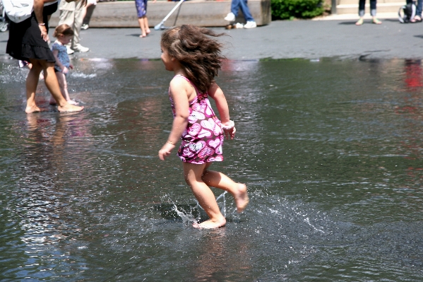 Water canon park child Photo