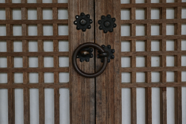 Wood window wall gate Photo