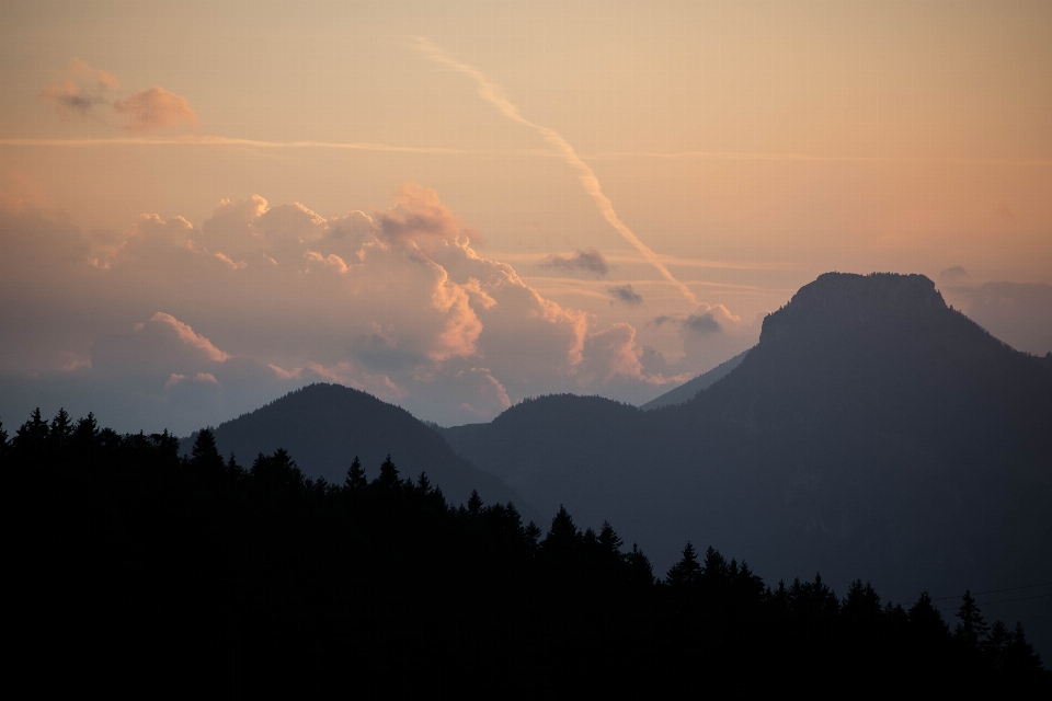 Paisagem natureza horizonte montanha