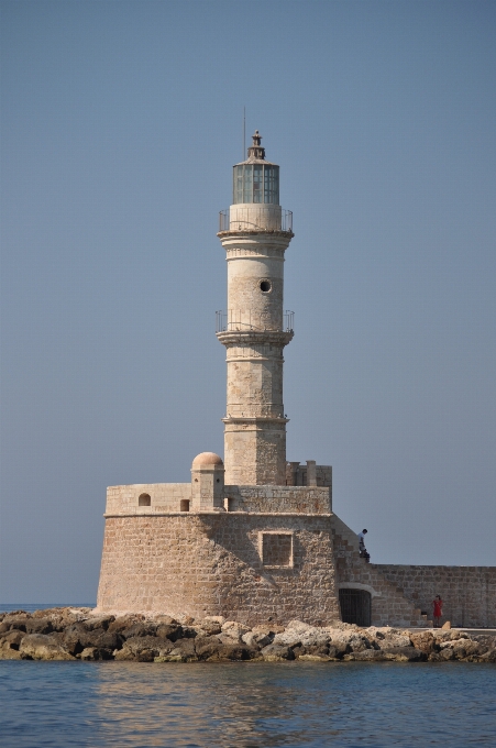 Deniz sahil feneri gökyüzü