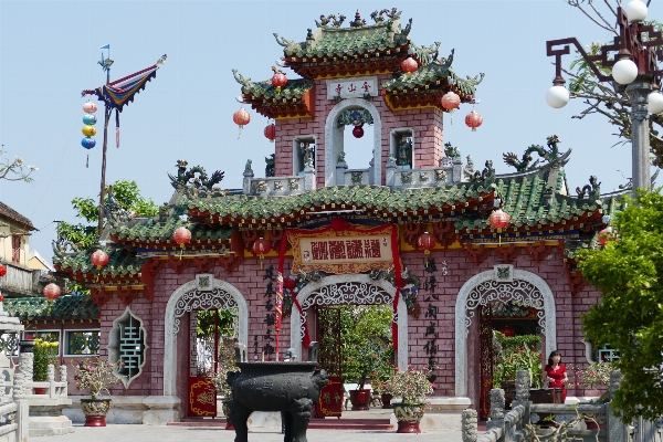 Building palace lantern chinese Photo