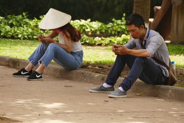 Foto Smartphone hombre teléfono comunidad