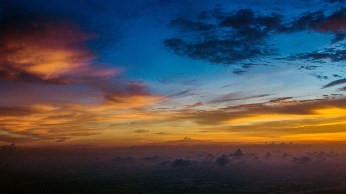 Sea horizon cloud sky Photo