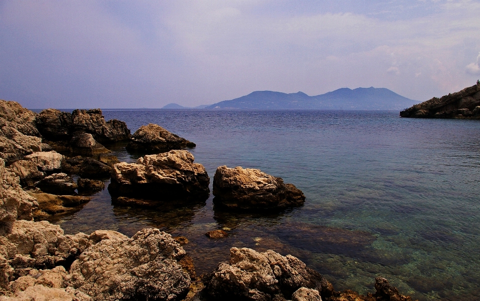 Pantai lanskap laut pesisir