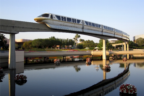 Railway sunset train transportation Photo