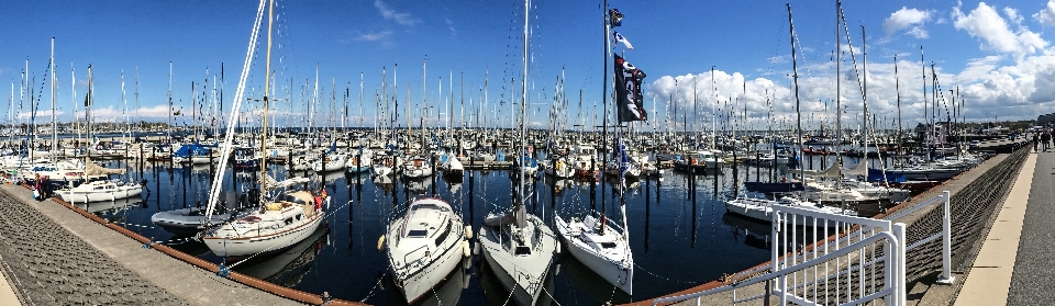 Dock лодка панорама транспортное средство