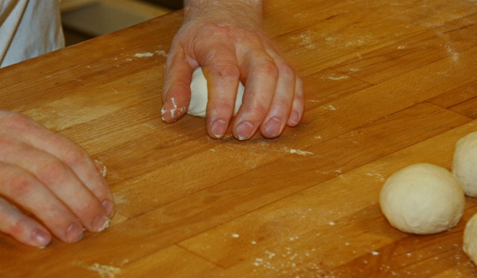 Work hand dish food Photo