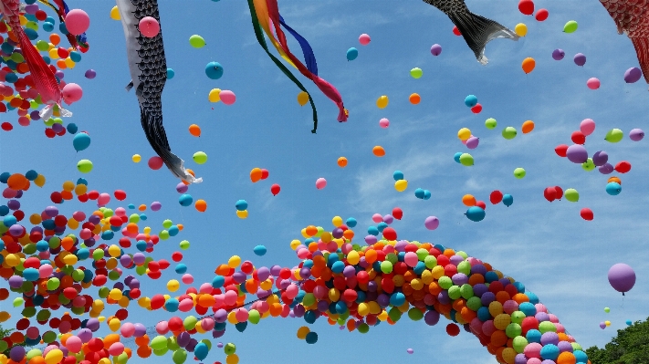 Sky flower balloon hot air Photo