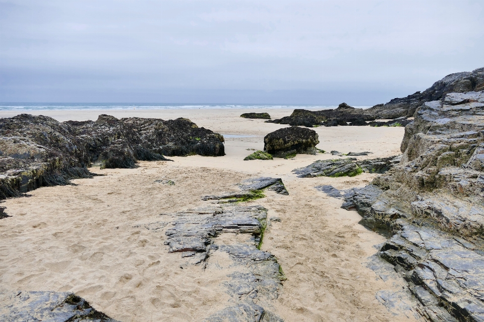 Beach landscape sea coast