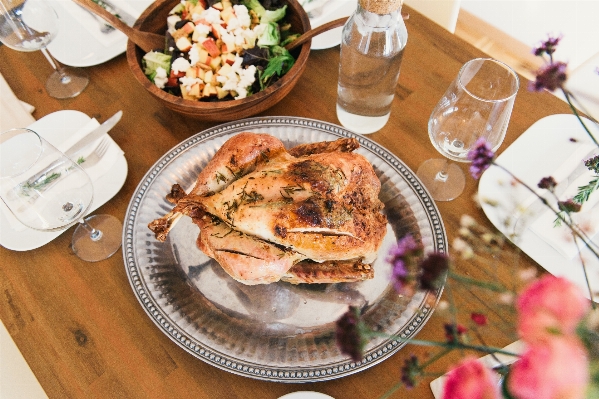 Table glass restaurant dish Photo