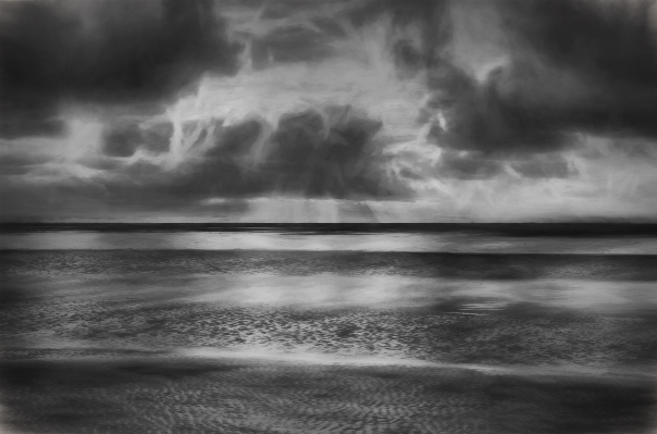 Foto Pantai lanskap laut pesisir