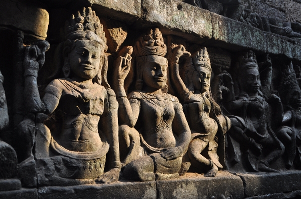 Rock monument statue asia Photo