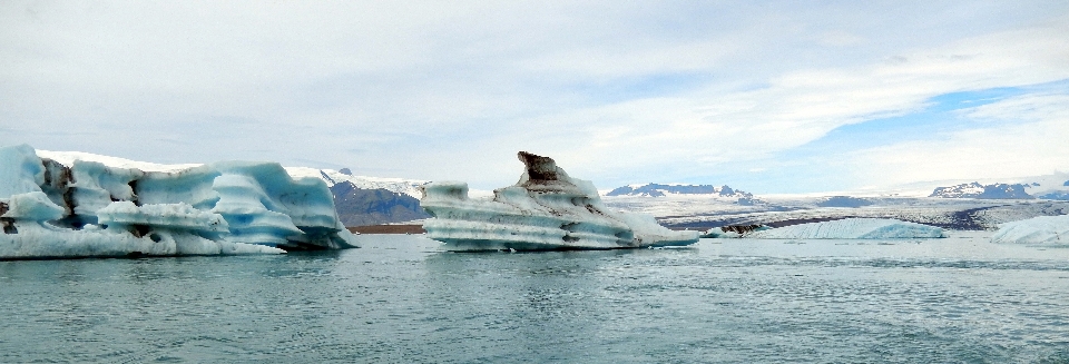 Landscape water nature ice