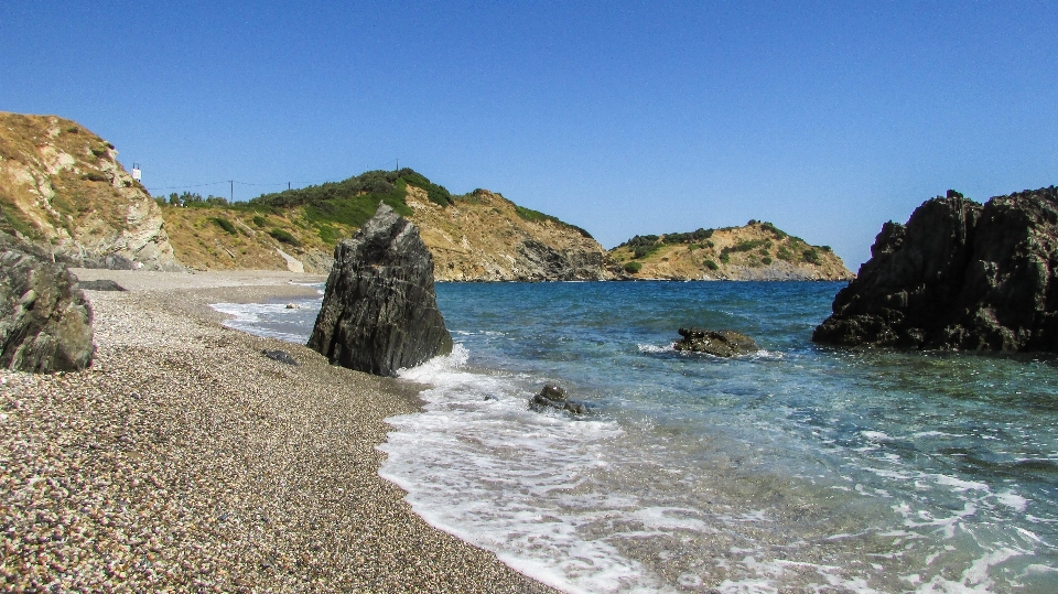 Playa mar costa naturaleza