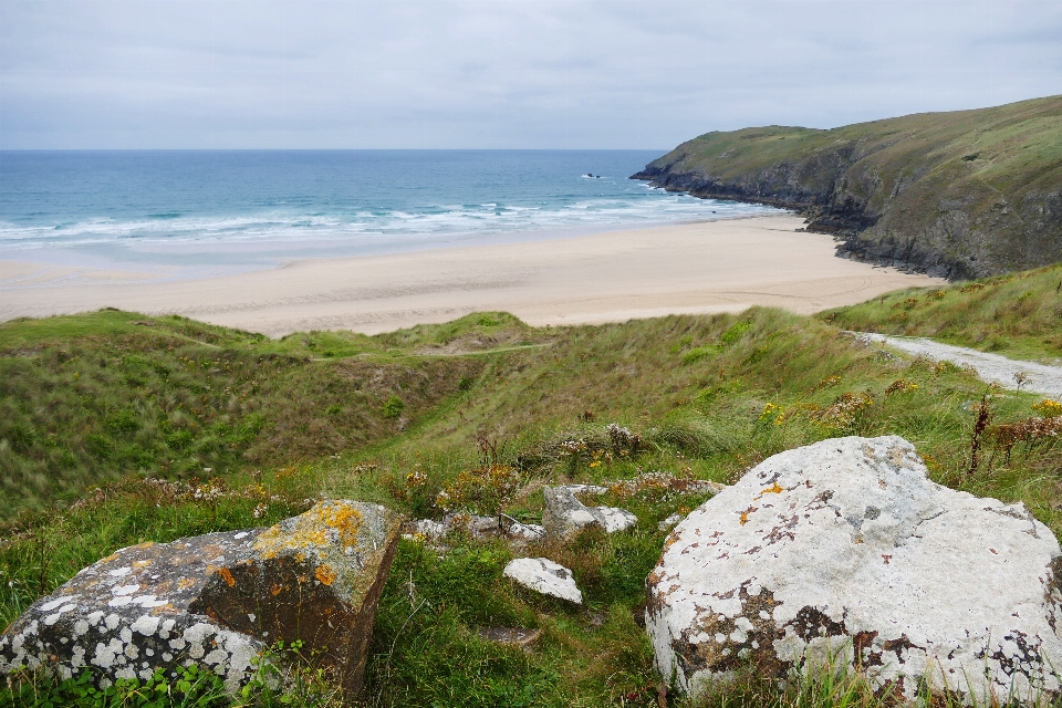 Beach landscape sea coast