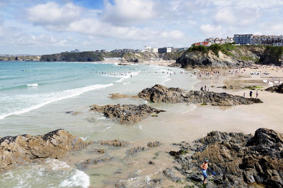 Beach landscape sea coast