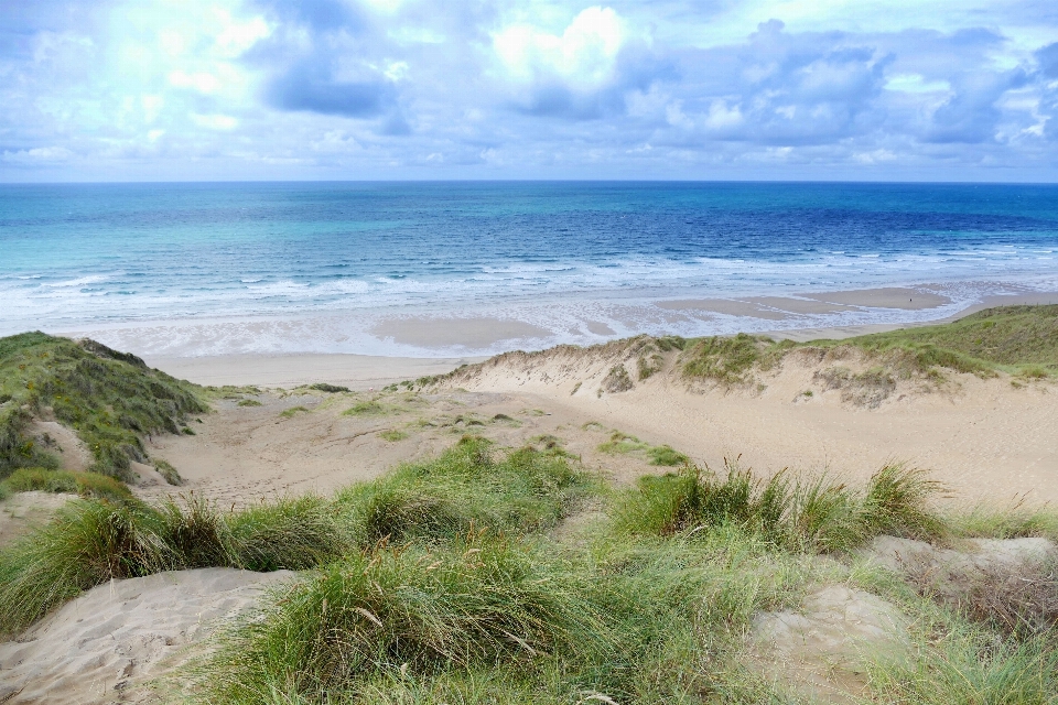 Beach landscape sea coast