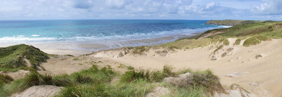 Beach landscape sea coast