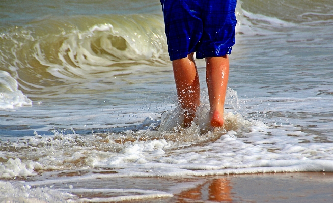 Beach sea water sand Photo