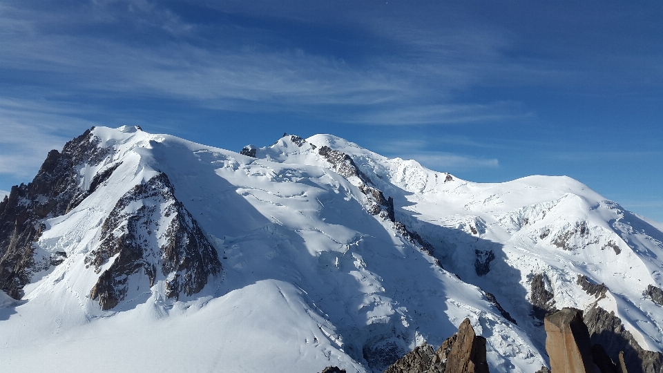 Mountain snow winter range