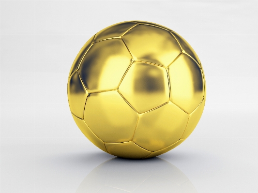 Golden soccer yellow football Photo