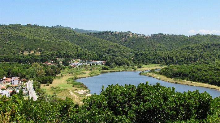 Landscape nature forest river Photo