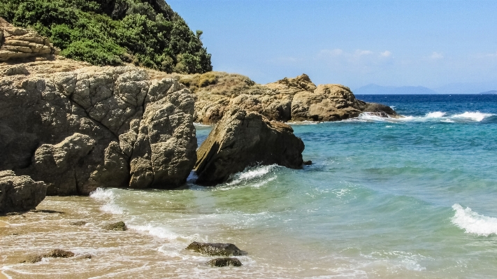 Photo Plage mer côte rock