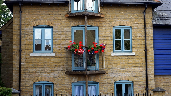 Architecture wood street house Photo