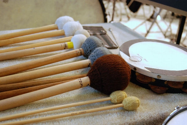 Wood baking drum musical instrument Photo