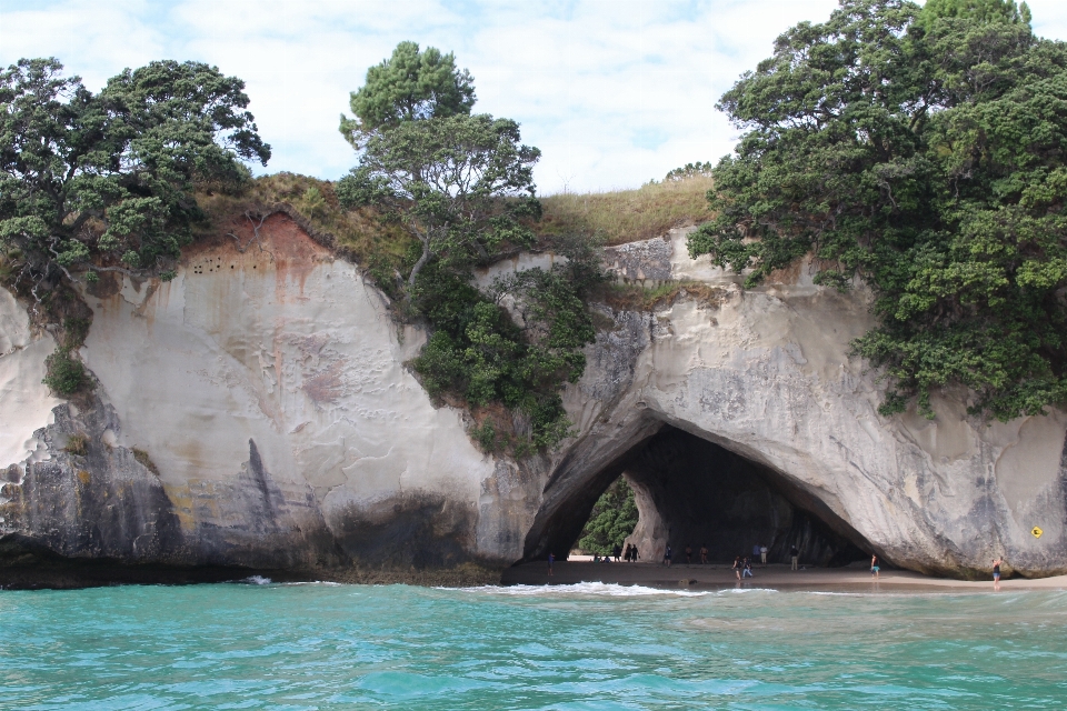 Paisagem mar costa água