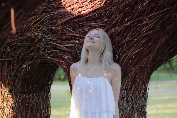 Tree forest person girl Photo