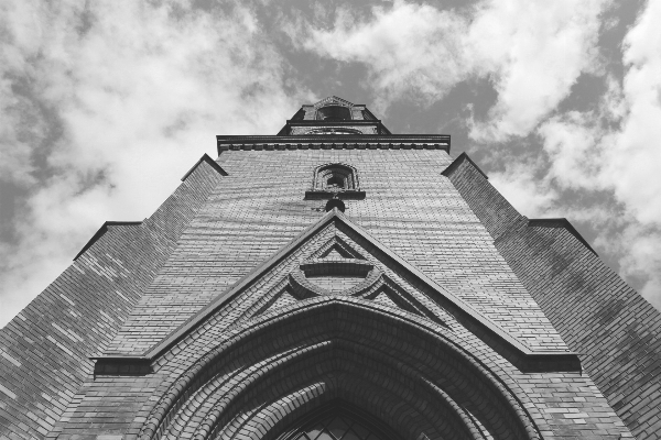 Black and white architecture sky building Photo