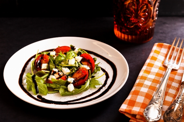 Table fork cutlery board Photo