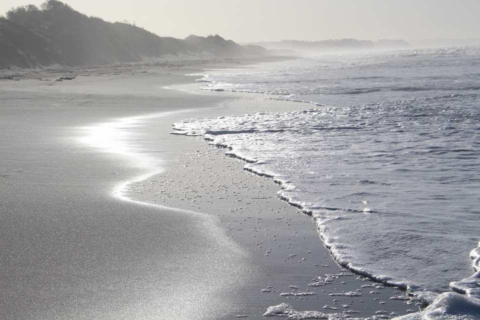 Beach landscape sea coast