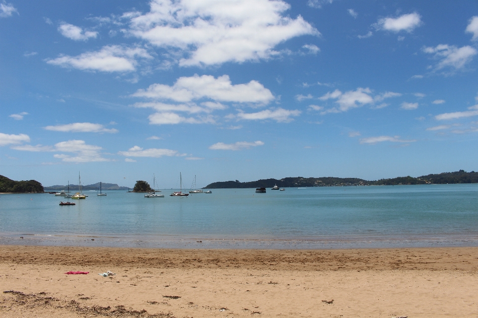 Beach landscape sea coast