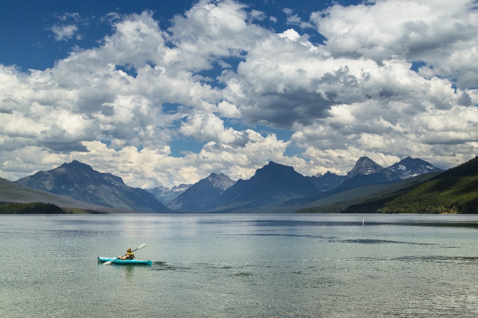 пейзаж море вода гора