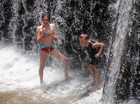 Photo Eau extérieur cascade fille