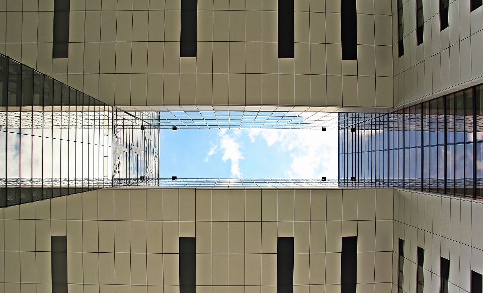 Architecture structure glass building