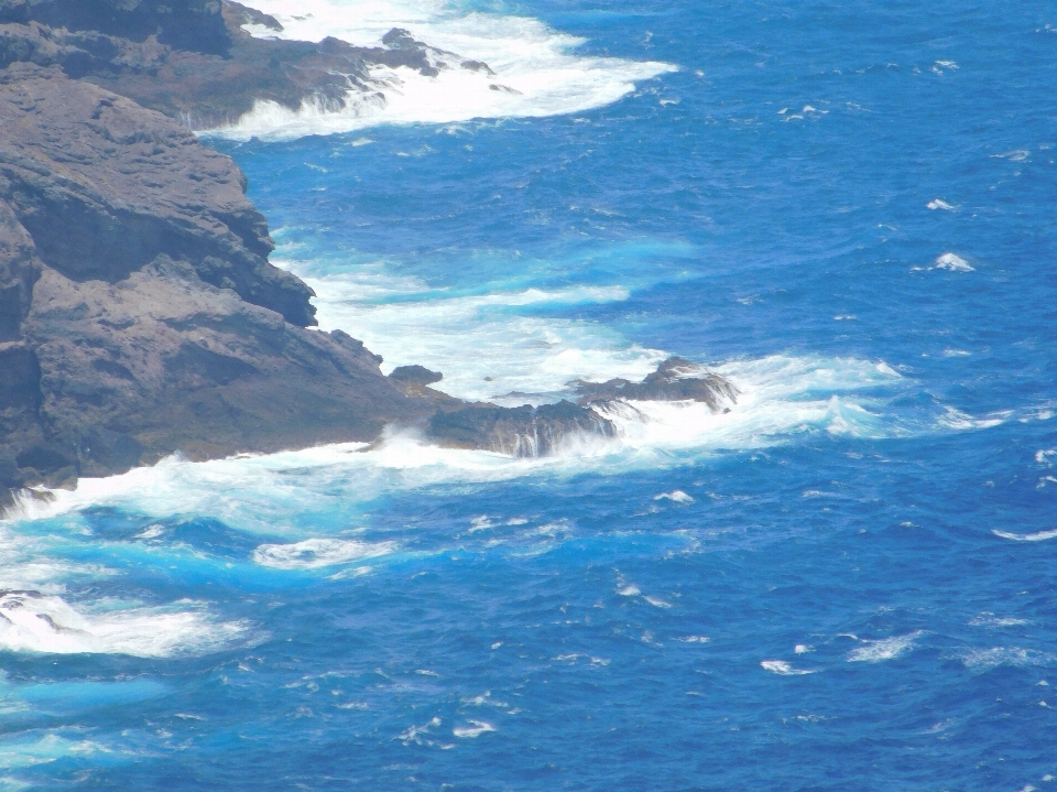 Mare costa acqua rock