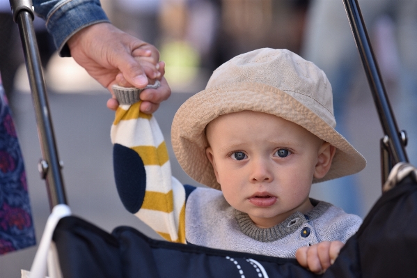 Person people child hat Photo