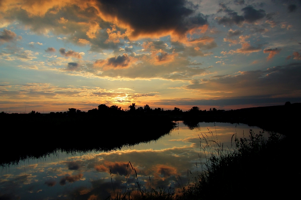 Krajobraz natura horyzont chmura