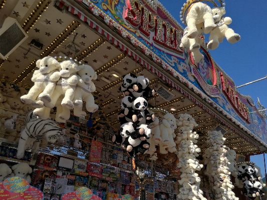 Ferris wheel carnival amusement park carousel Photo