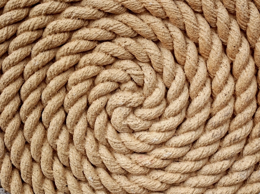 Rope texture round spiral Photo