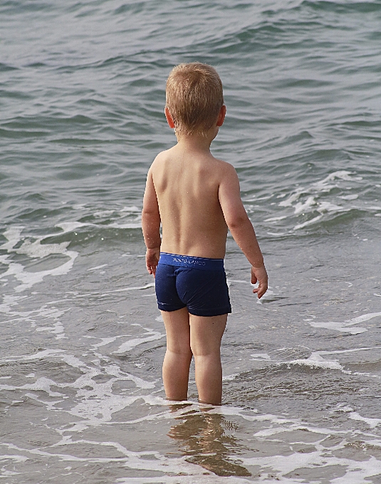 Beach sea water sand